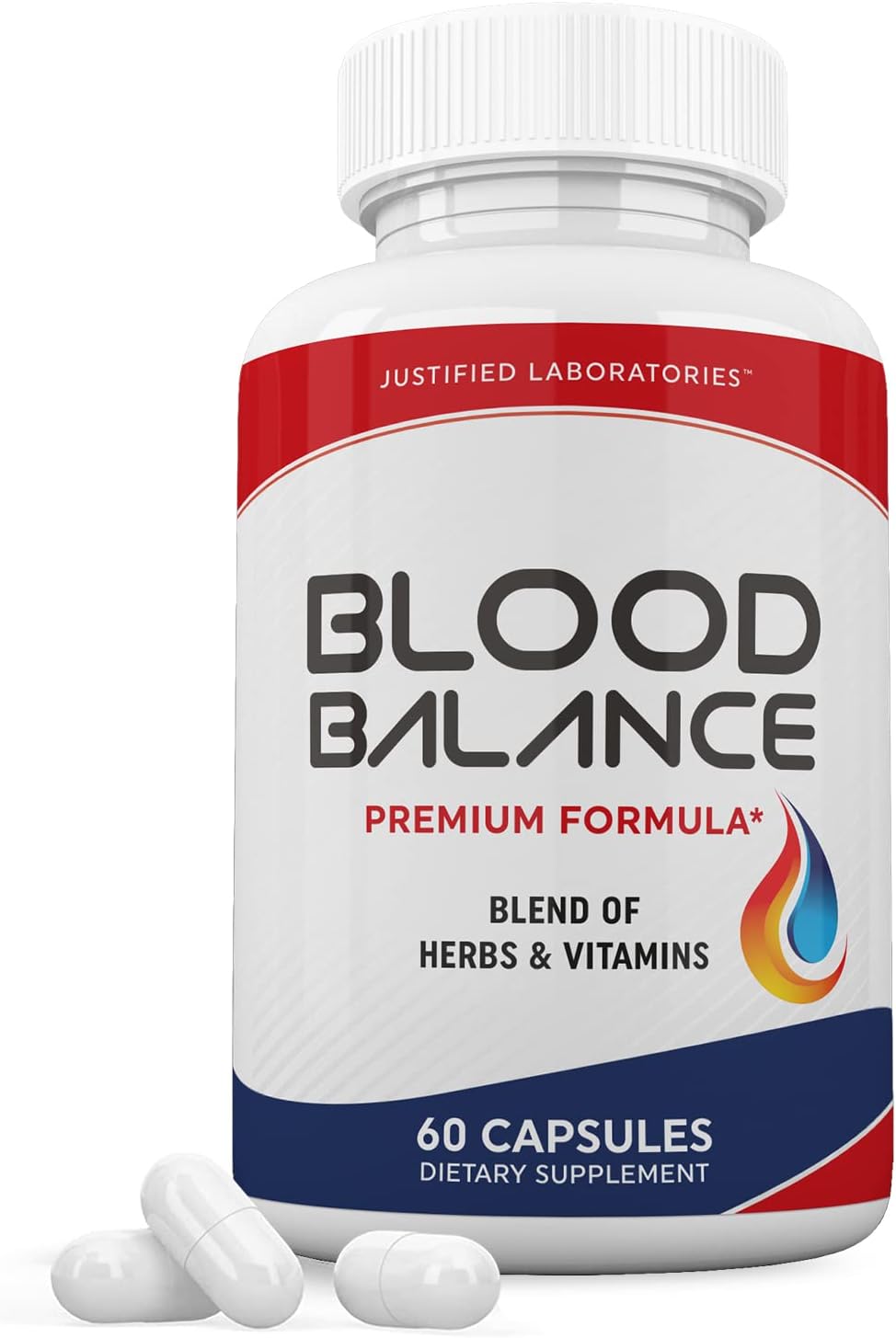 Blood Balance Advanced Formula 620MG Supplement Pills - 60 Capsules by Justified Laboratories