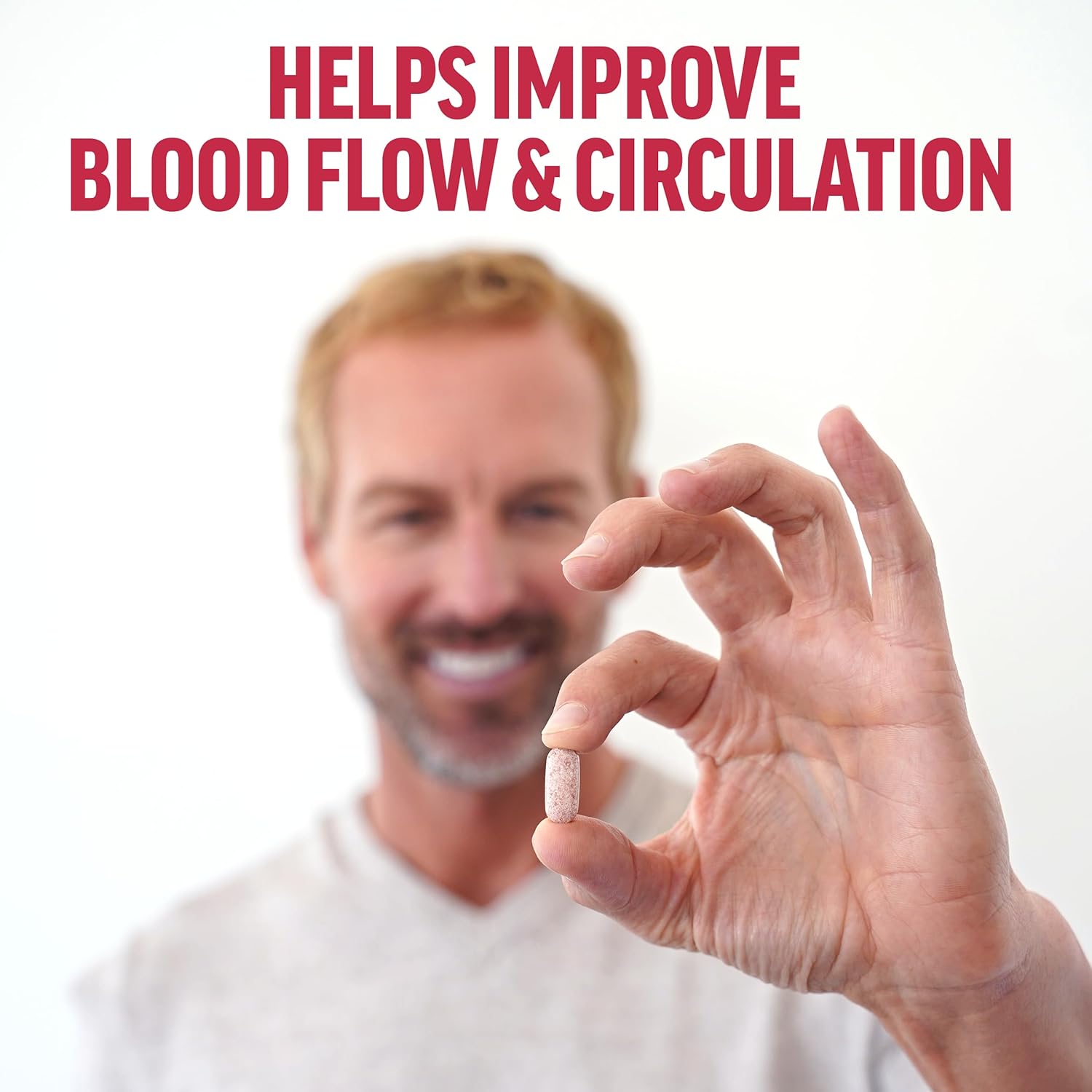 Blood Pressure Support with Grape Seed Extract and Non GMO Beet Root Powder - 120 Count for Heart Health & Circulation