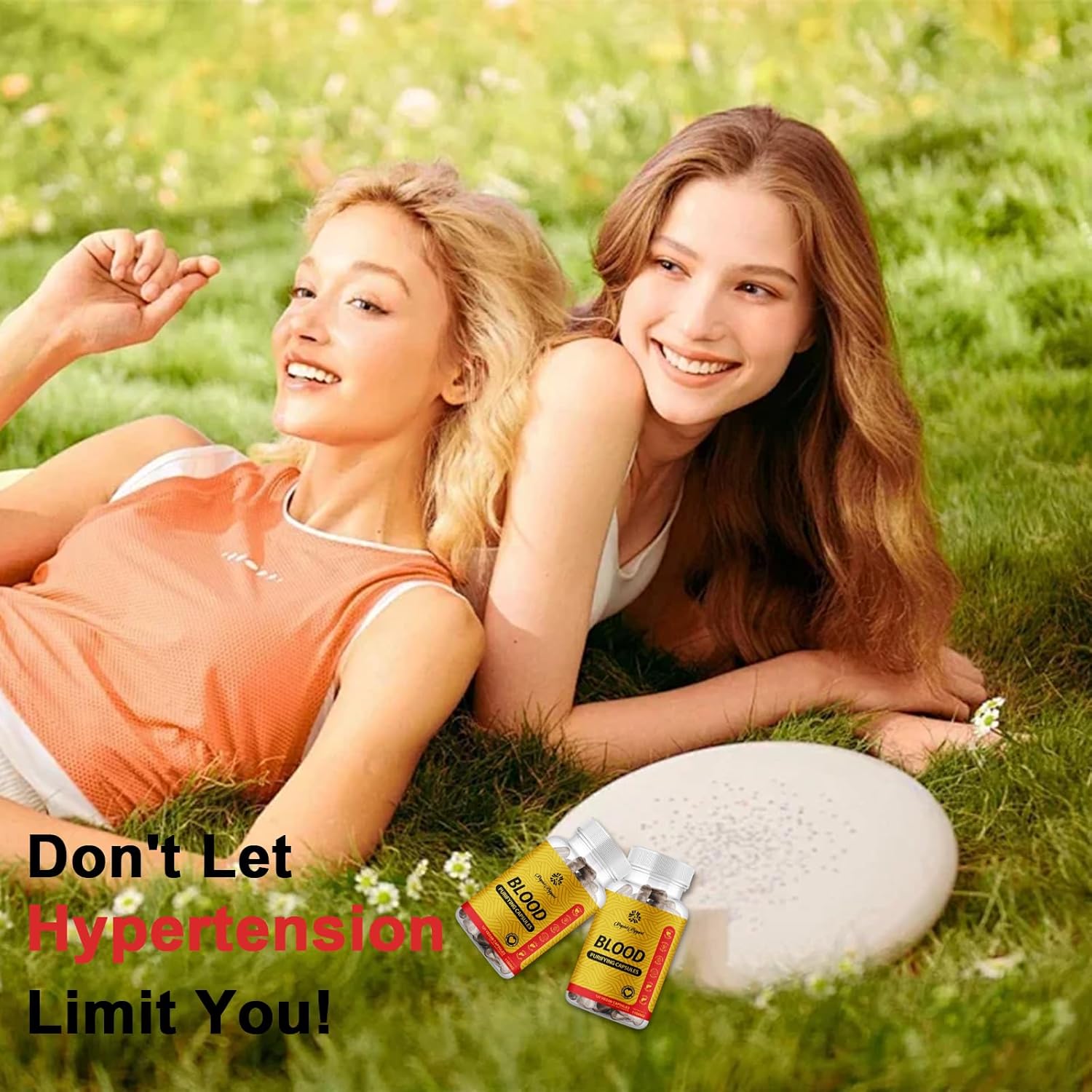 Blood Purifying Capsules with Yellow Dock and Burdock Root for Kidney and Liver Health - 100 Capsules