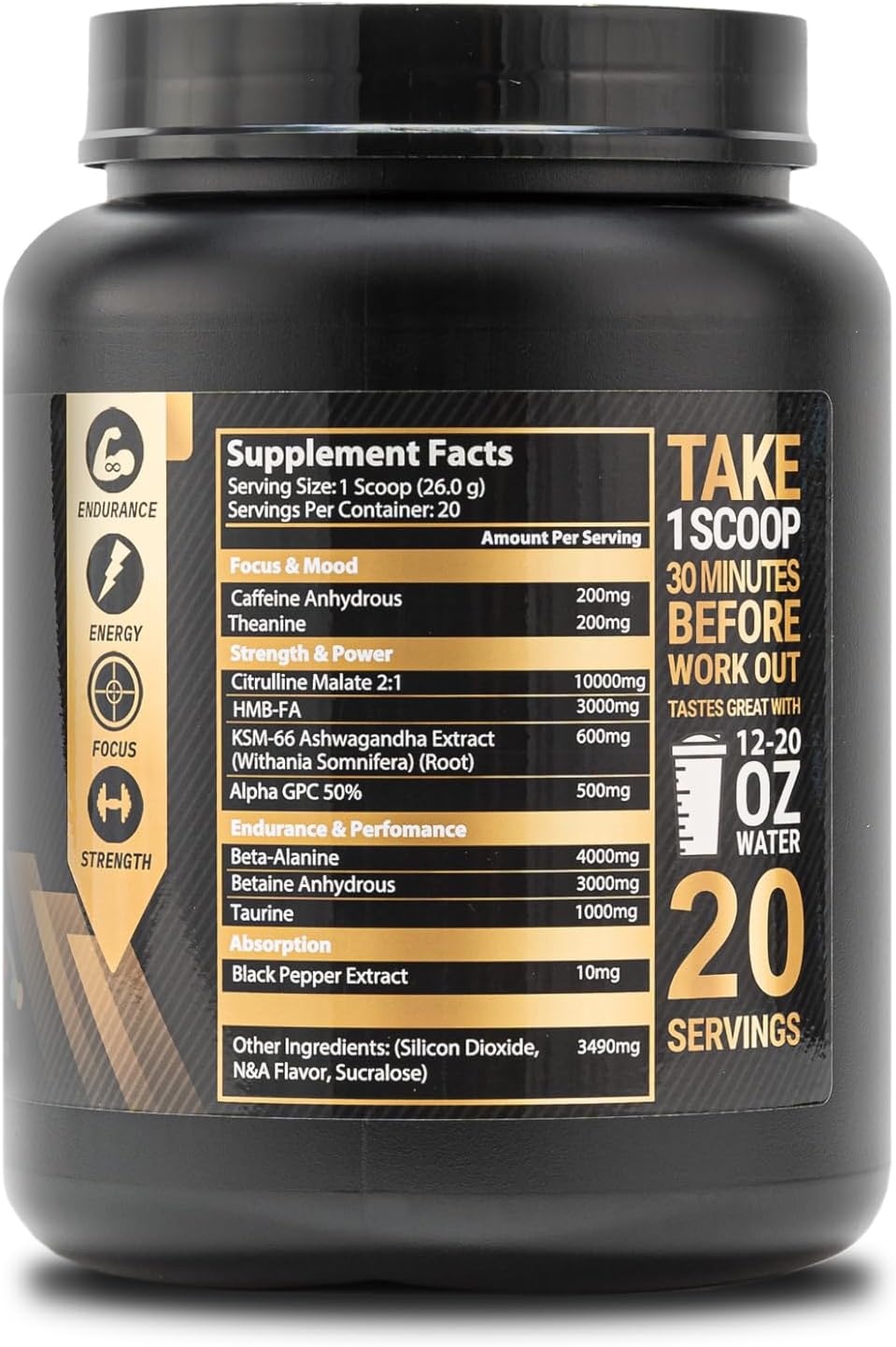 Blue Raspberry Adonis Complex Pre-Workout Supplement for Enhanced Performance