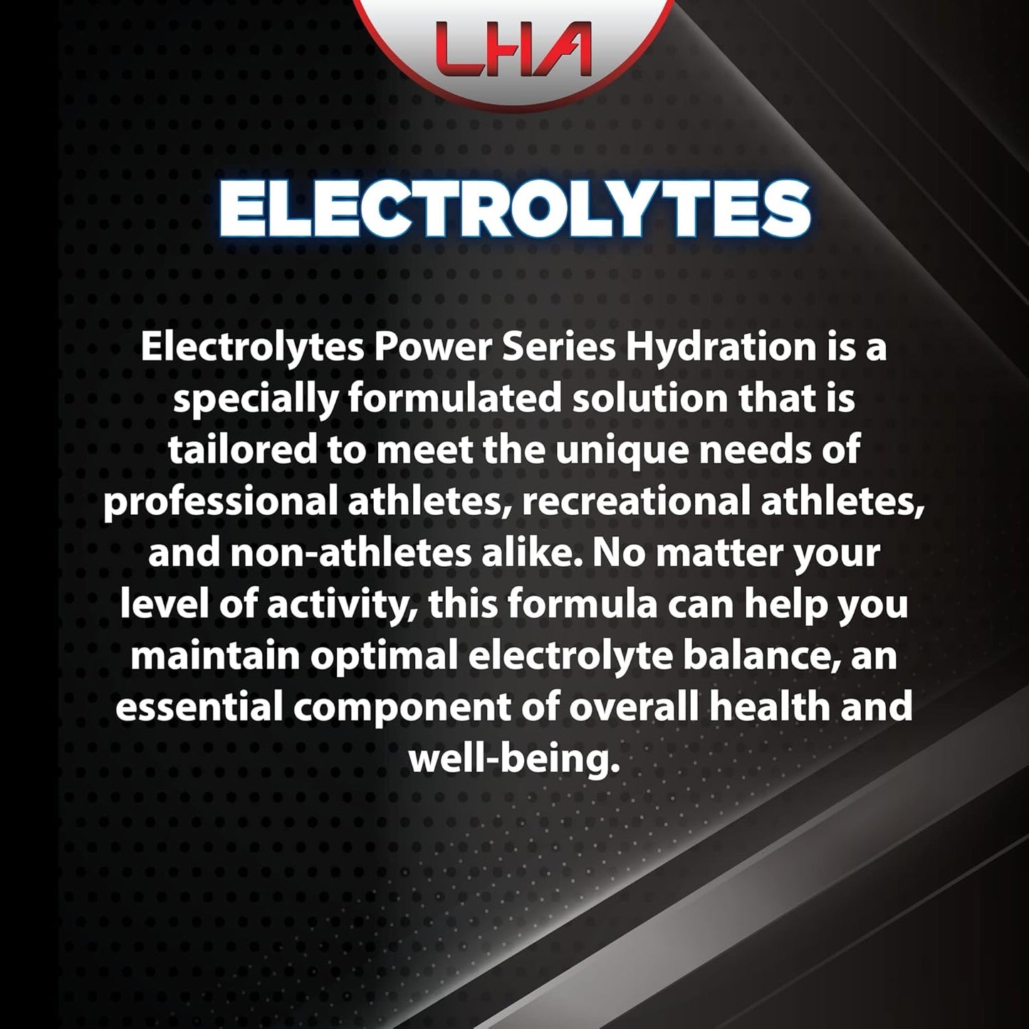 Blue Raspberry LHA Pro Series Hydration Electrolytes with Calcium, Magnesium, Sodium, Zinc - 300g