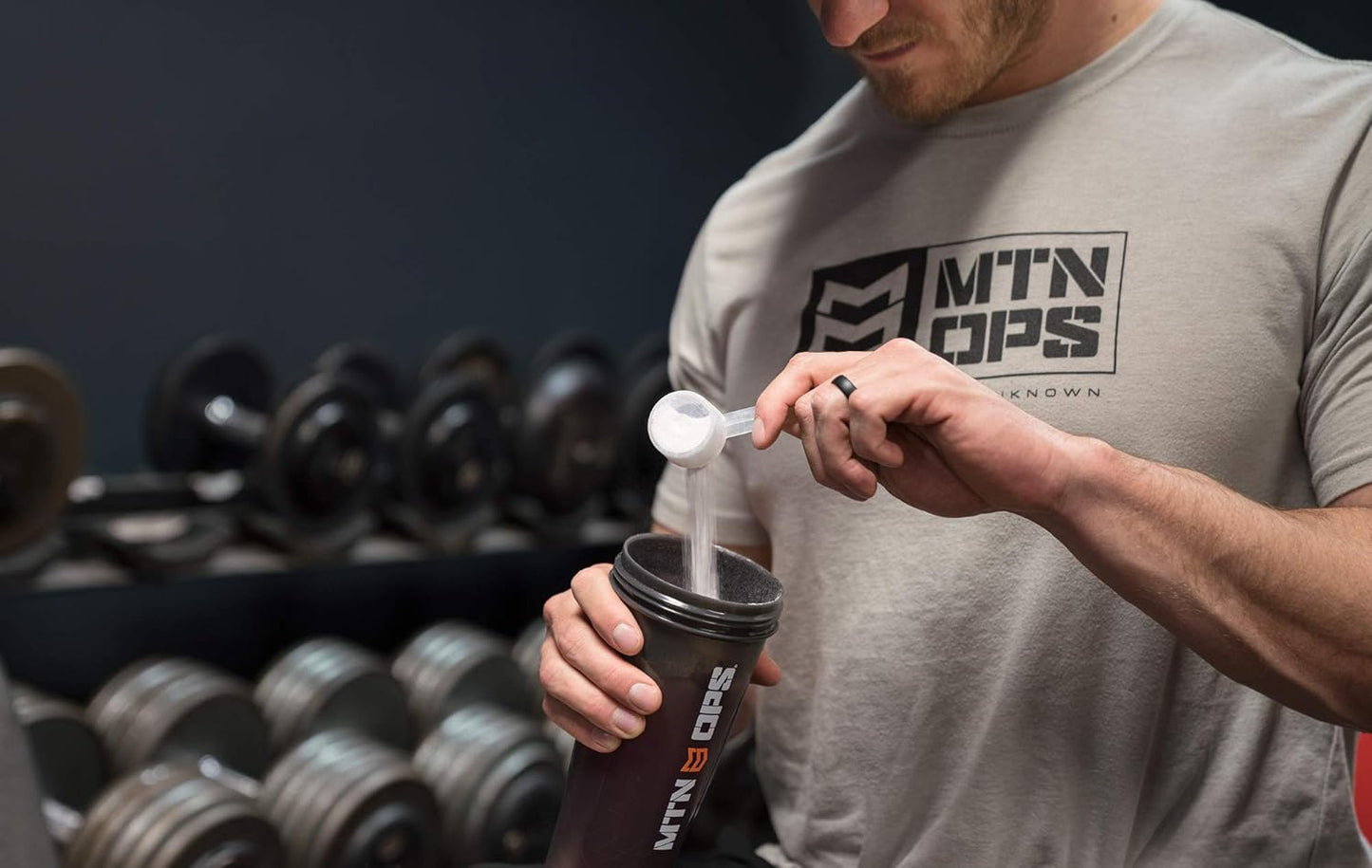 Blue Raspberry MTN OPS Yeti Monster Pre-Workout Powder Energy Drink - 30 Servings