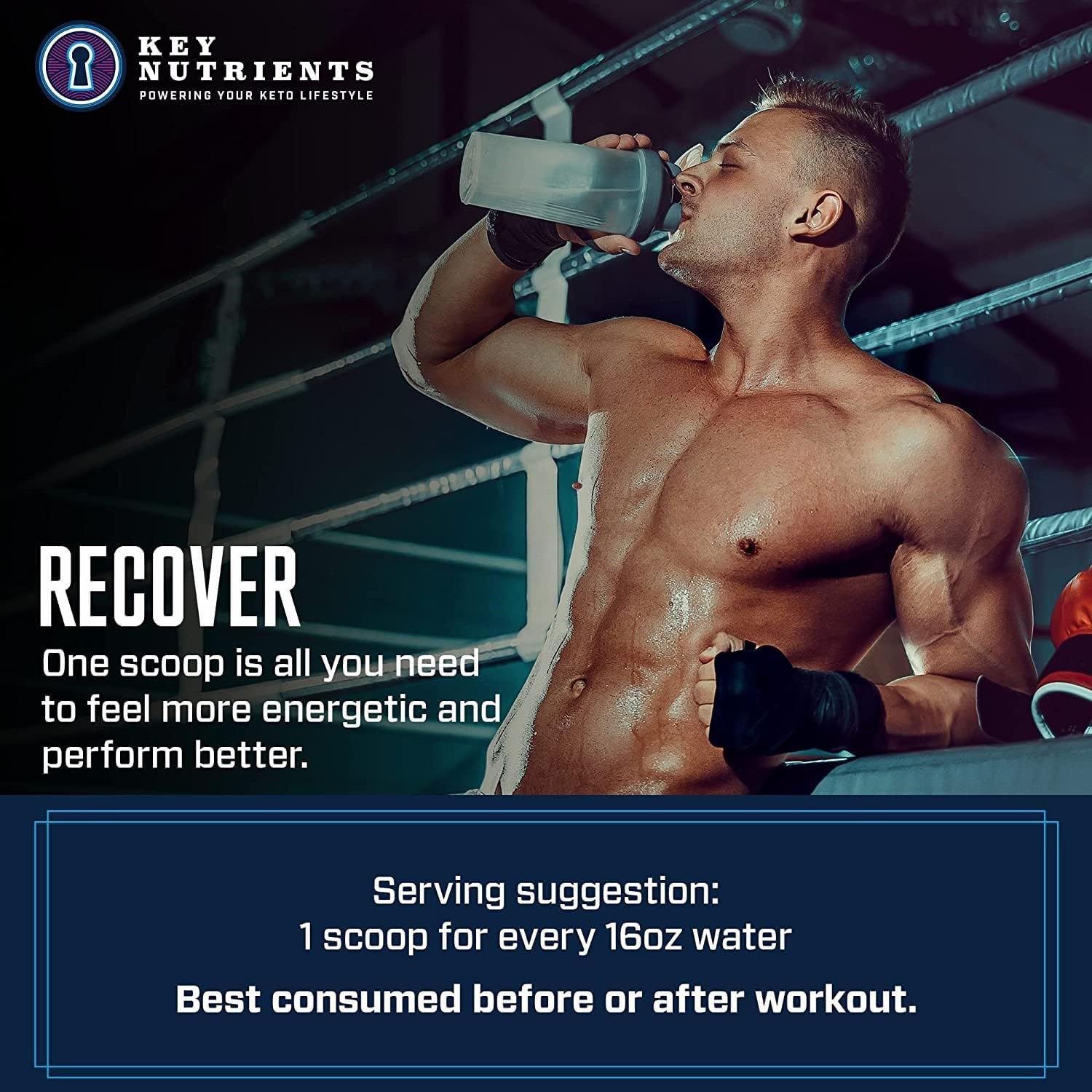 Blue Raspberry Multivitamin Electrolyte Powder with Key Nutrients for Endurance & Hydration - Sugar-Free Energy Supplement - 90 Servings, Made in USA