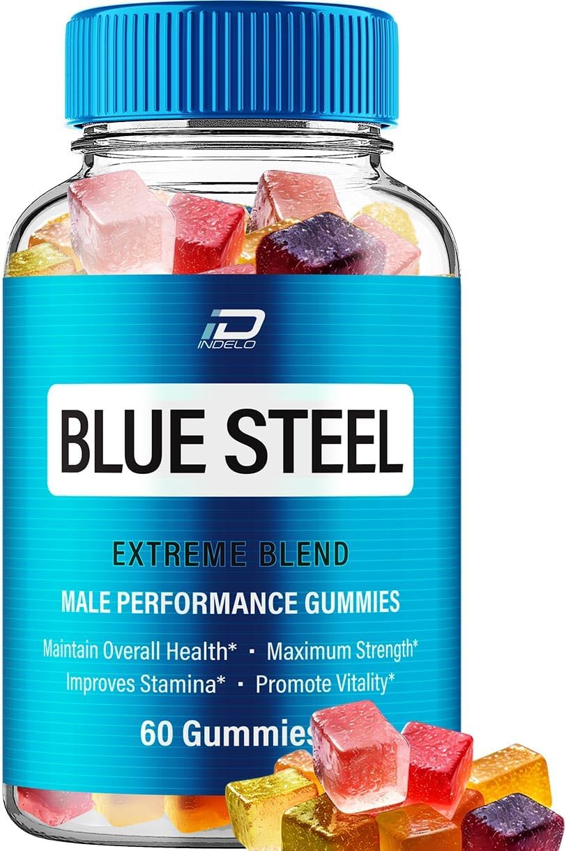 Blue Steelmetabolism boosterGummies - Naturalmetabolism boosterOil Infused Gummies with Official Formula for Advanced Support (1 Pack - 60 Gummies)