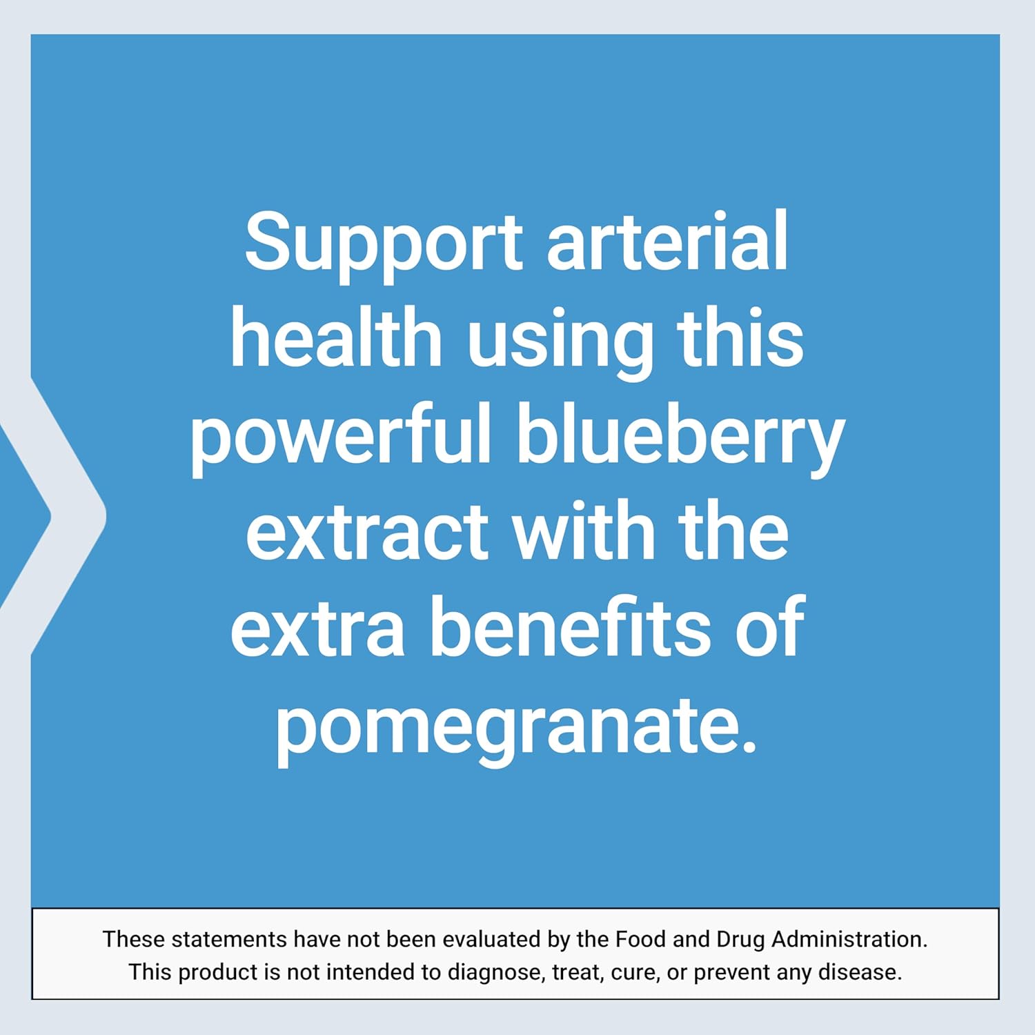 Blueberry Extract and Pomegranate Capsules for Arterial Health Support and Antioxidant Defense - 60 Vegetarian Capsules