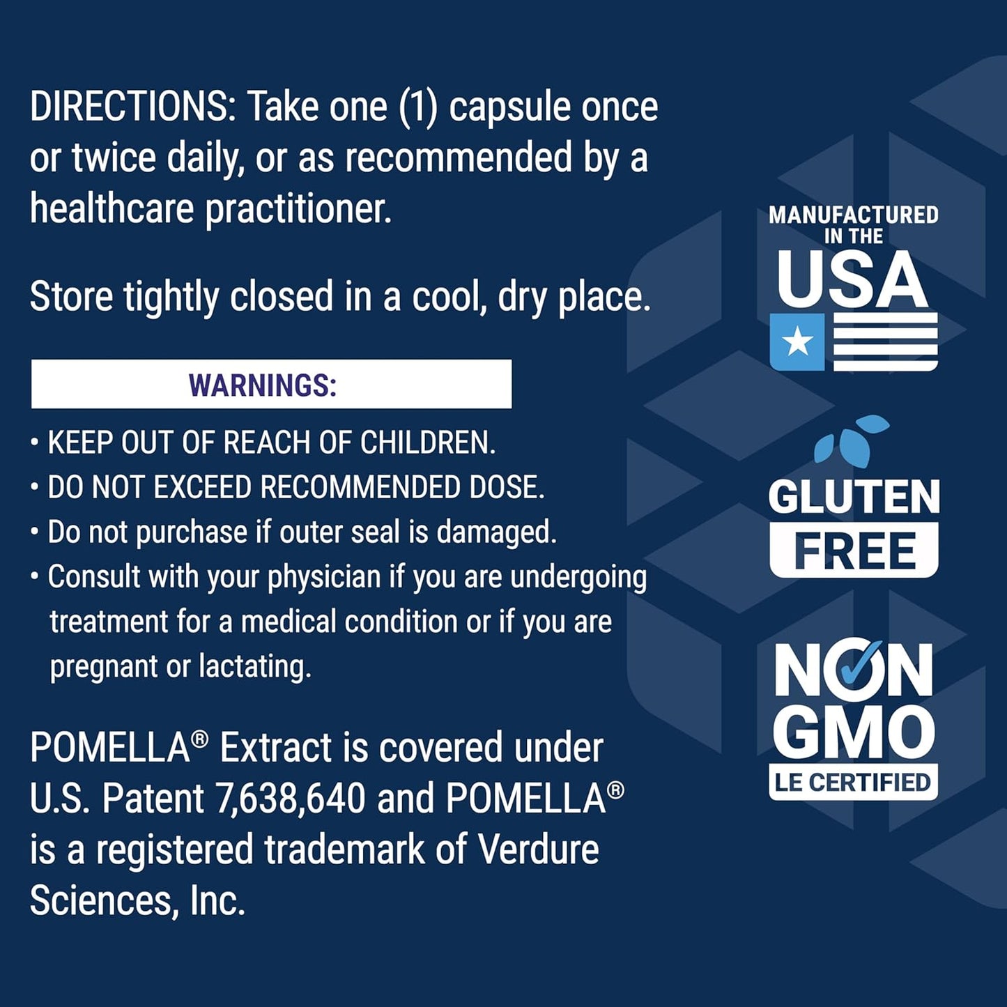 Blueberry Extract and Pomegranate Capsules for Arterial Health Support and Antioxidant Defense - 60 Vegetarian Capsules