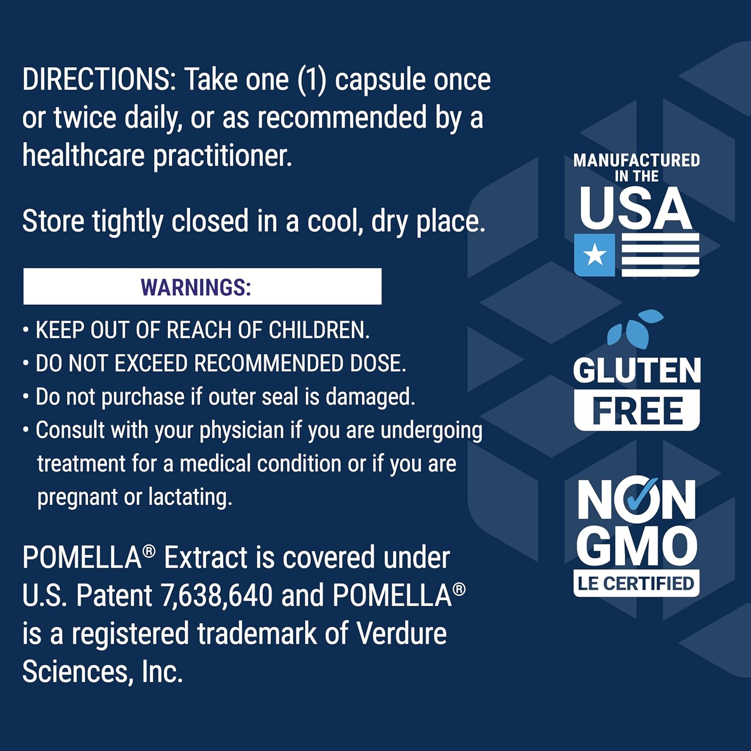 Blueberry Extract and Pomegranate Capsules for Arterial Health Support and Antioxidant Defense - 60 Vegetarian Capsules