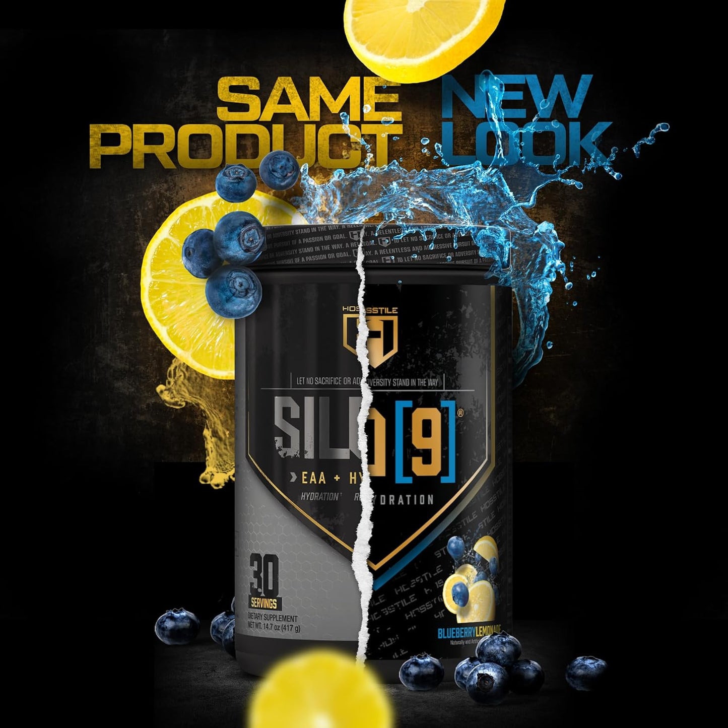 Blueberry Lemonade Amino Acids Powder with Electrolyte Support for Muscle Recovery - 30 Servings