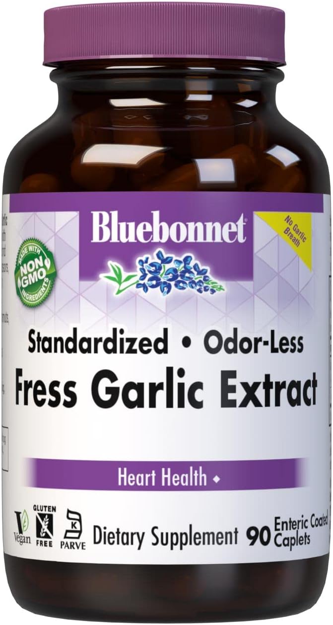 BlueBonnet Fresh Garlic Extract Supplement - 90 Capsules