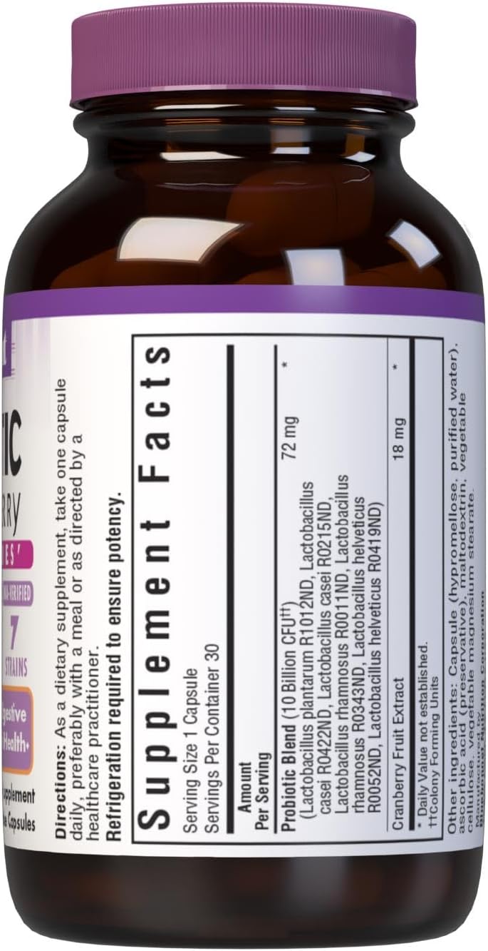 Bluebonnet Nutrition Women's Daily Probiotic, 30 Capsules - Advanced Formula