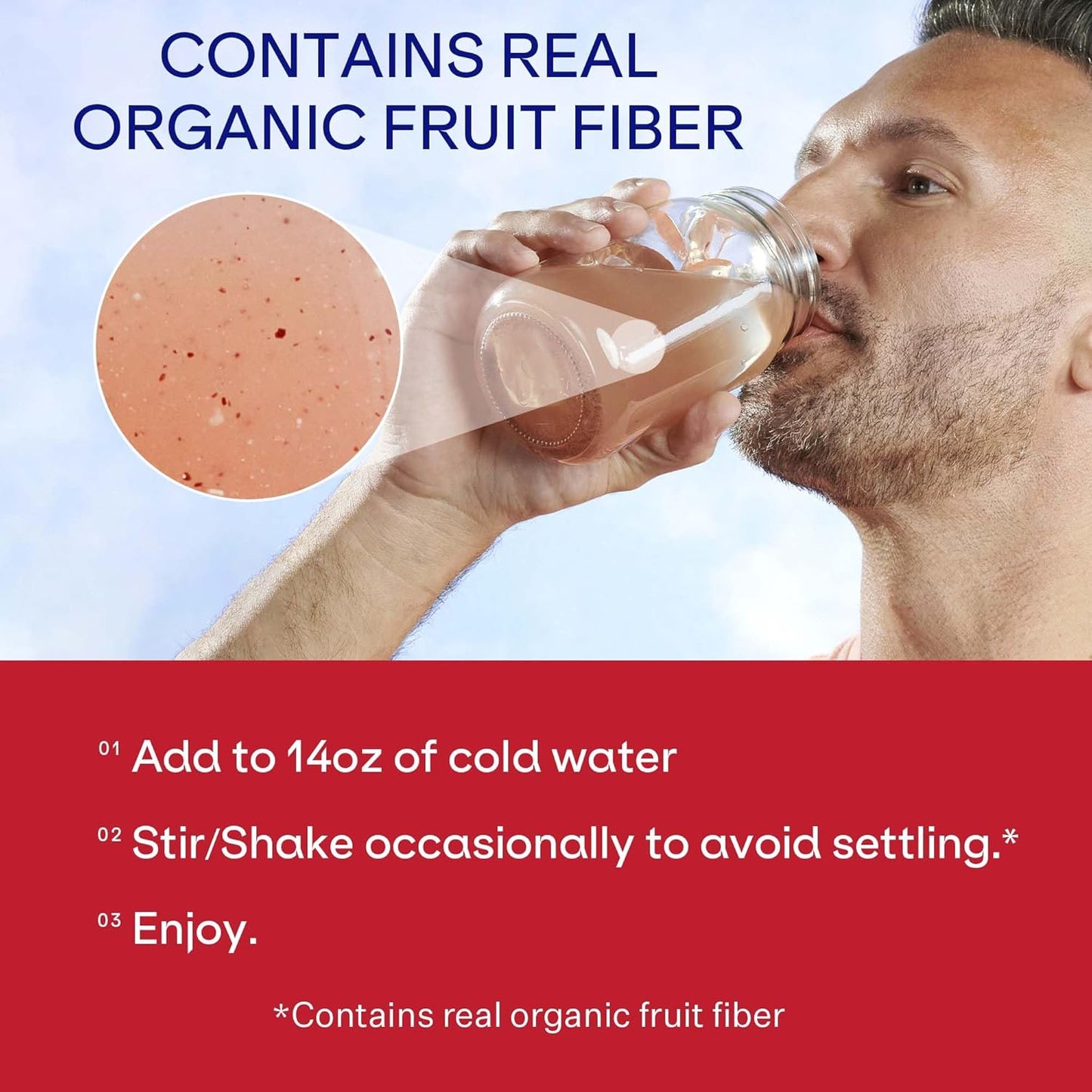 Blueshift Energy + Focus Powder Pods - Healthy Caffeine Drink Mix Sticks with Guarana, B Vitamins, No Sugar - On-The-Go Packets (14 Pack)