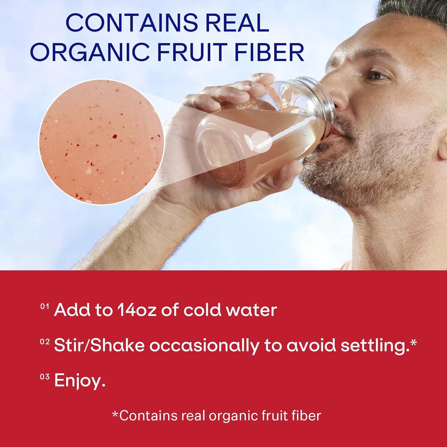 Blueshift Energy + Focus Powder Pods - Healthy Caffeine Drink Mix Sticks with Guarana, B Vitamins, No Sugar - On-The-Go Packets (14 Pack)