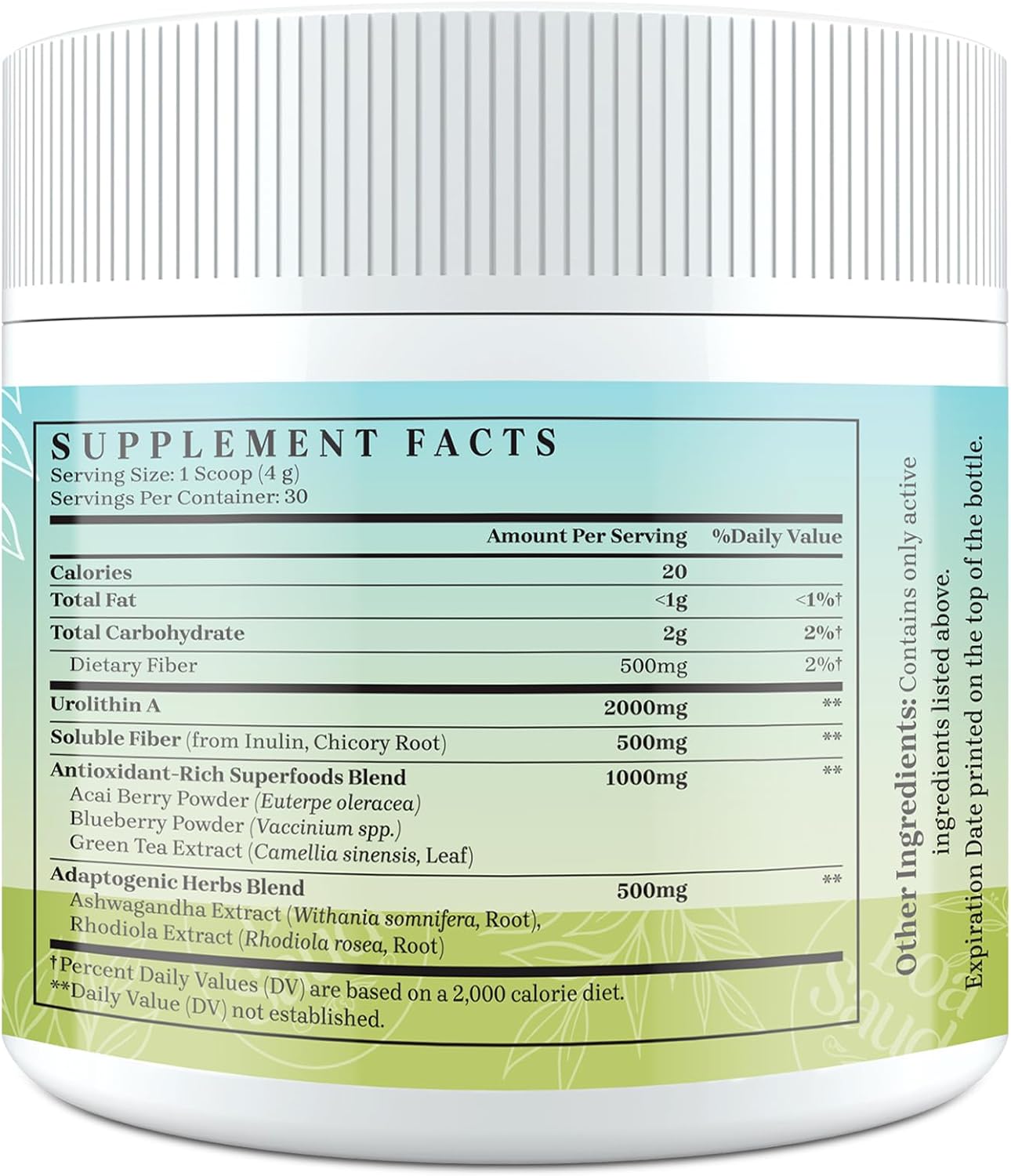 BoaSaude Urolithin A Powder Supplement - 4.23 OZ - Boost Your Health