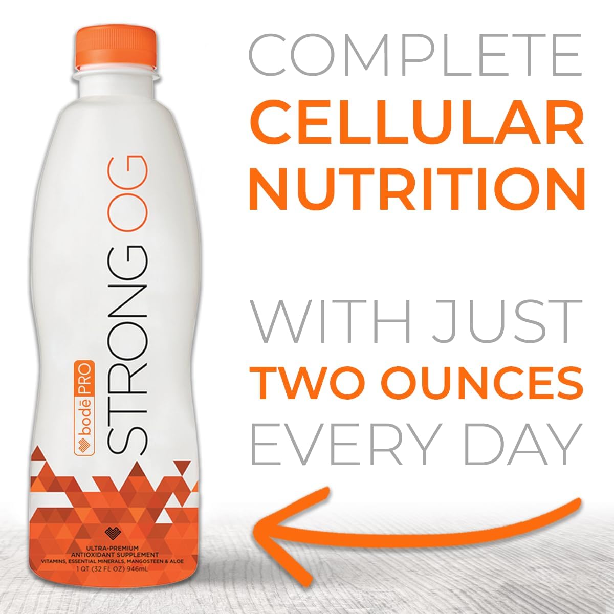 BodePRO Strong OG Liquid Antioxidant with Vitamins and Minerals - Immune Booster - 32fl.oz.