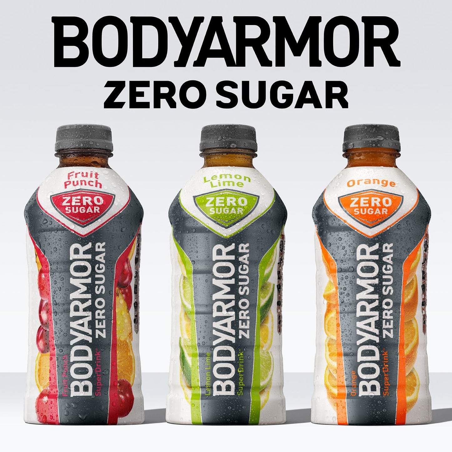 BODYARMOR ZERO Sugar Fruit Punch Sports Drink - Sugar-Free, Low-Calorie Hydration with Natural Flavors - Electrolytes, Antioxidants, B-vitamins - 28 fl oz (Pack of 12)