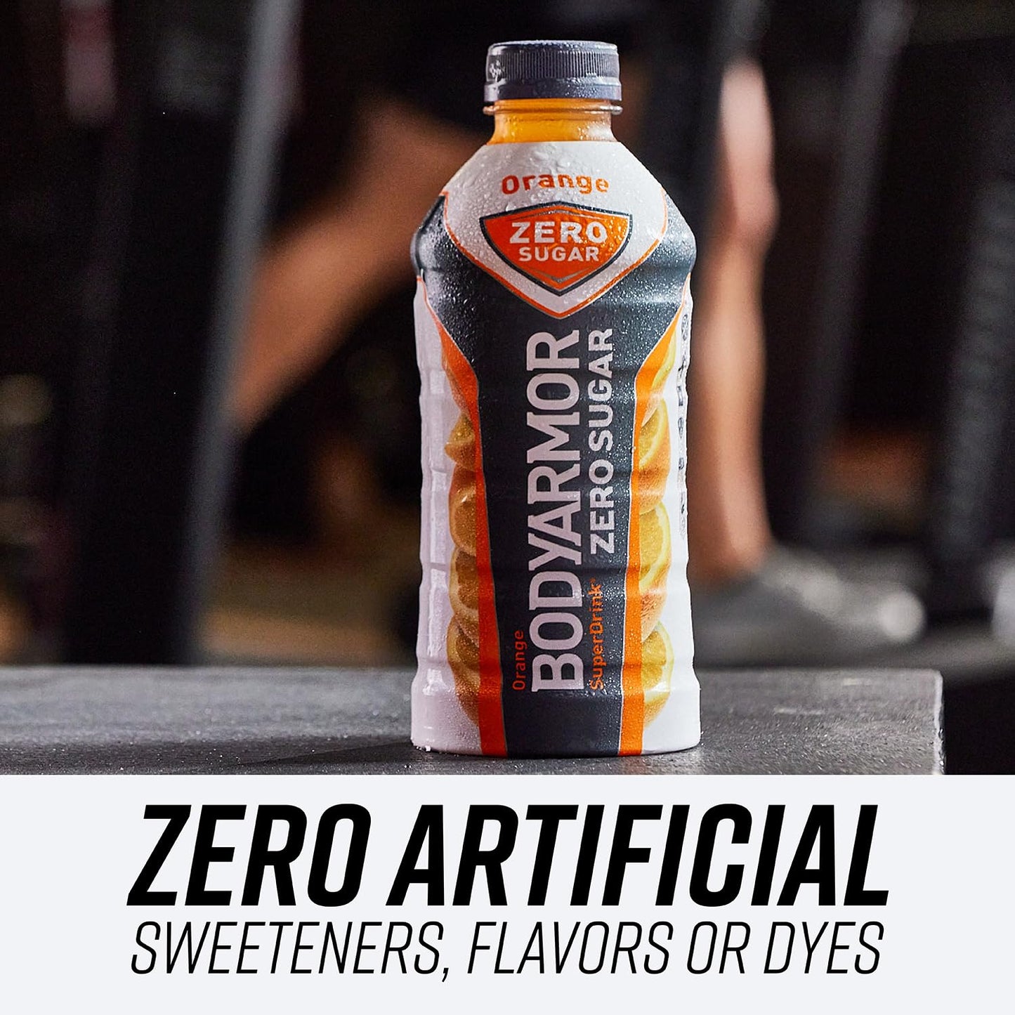 BODYARMOR ZERO Sugar Orange Sports Drink - Sugar-Free, Low-Calorie Hydration with Natural Flavors - Electrolytes, Antioxidants, B-vitamins - 28 fl oz (Pack of 12)