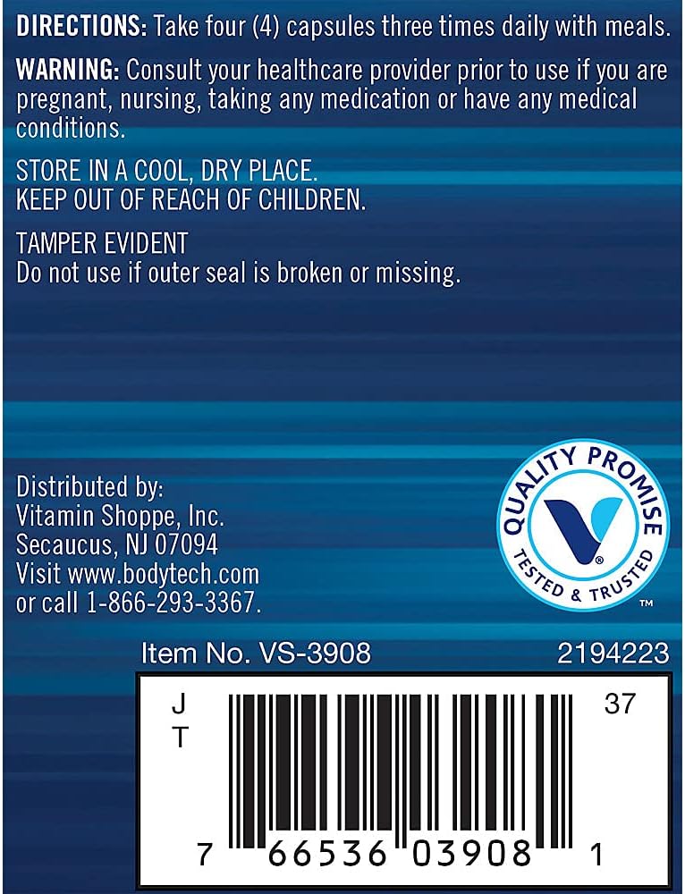 BodyTech HMB and Vitamin D3 Capsules - Promotes Muscle Development and Enhanced Strength (120 Capsules)