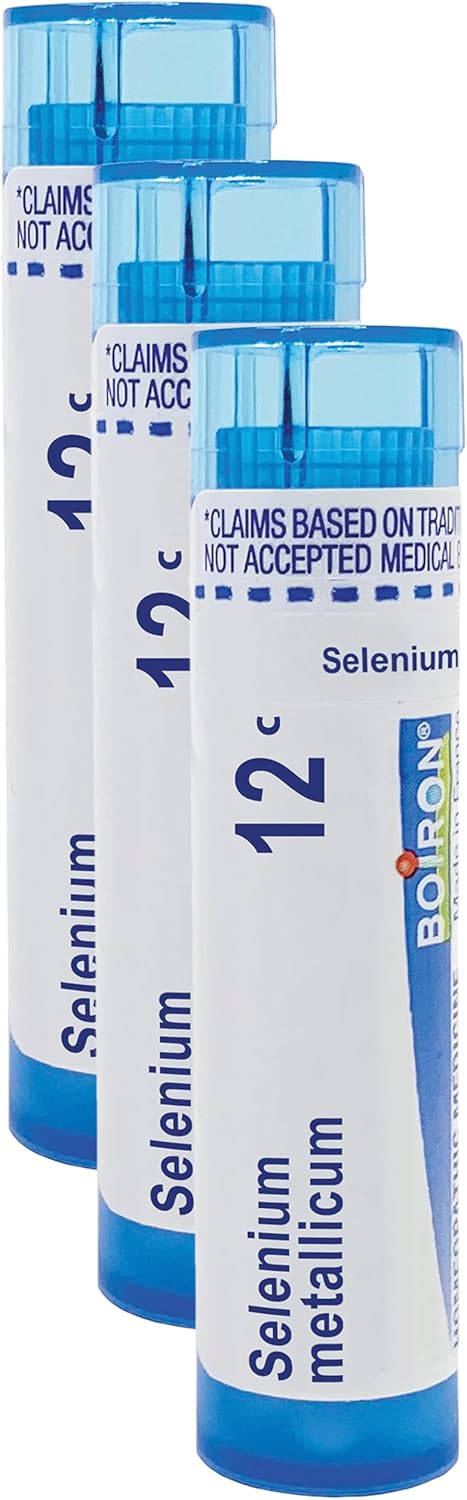 Boiron Selenium Metallicum 12C Tablets - 240 Tablets Total - Pack of 3