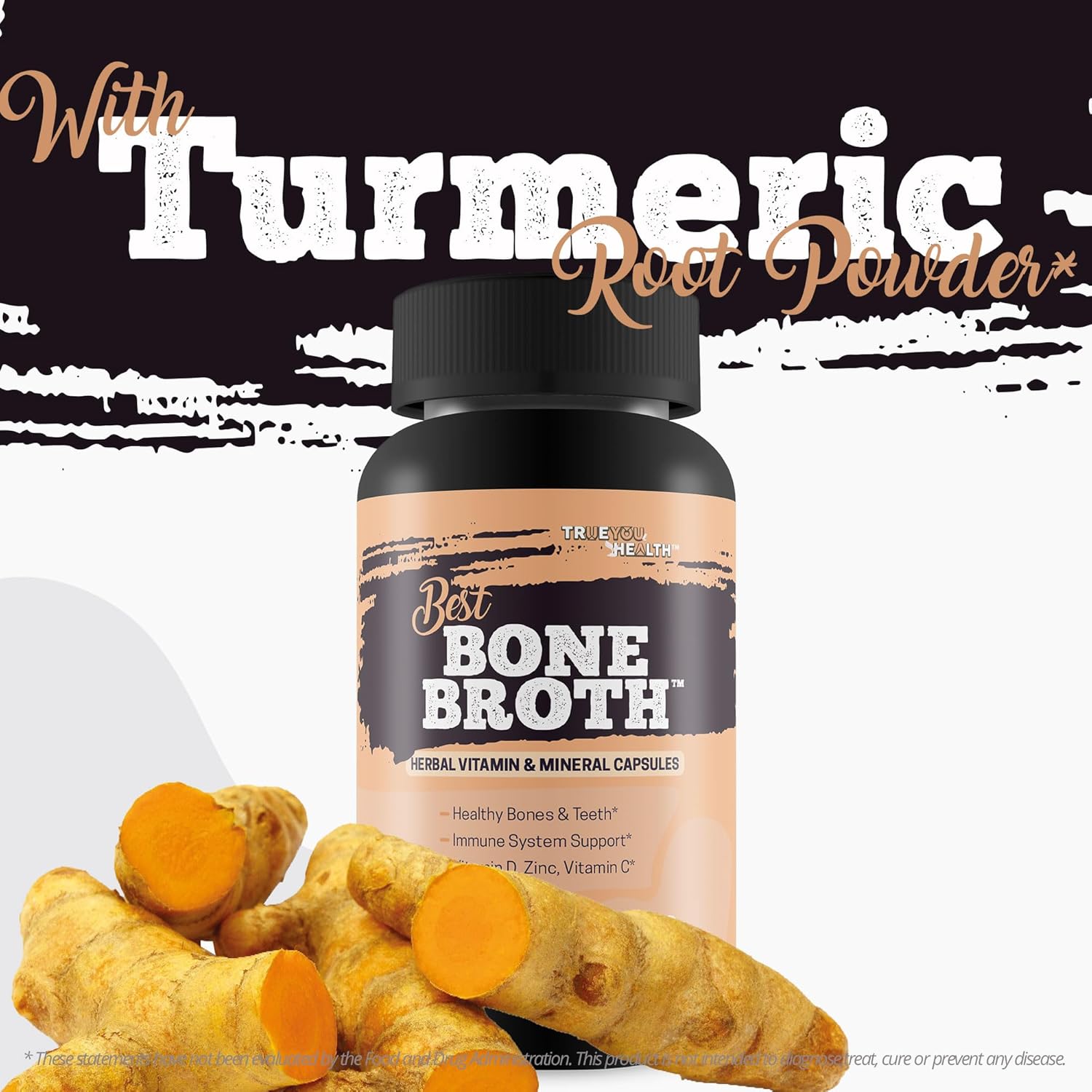 Bone Health & Immunity Supplement Capsules for Men & Women Over 50 - Vitamin D Rich Formula for Strong Bones and Immune System Support