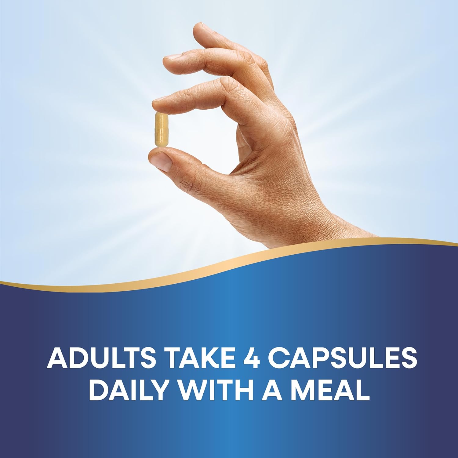 Bone Health Support Supplement with Vitamin D3 - Nature's Way OsteoPrime, 120 Vegetarian Capsules