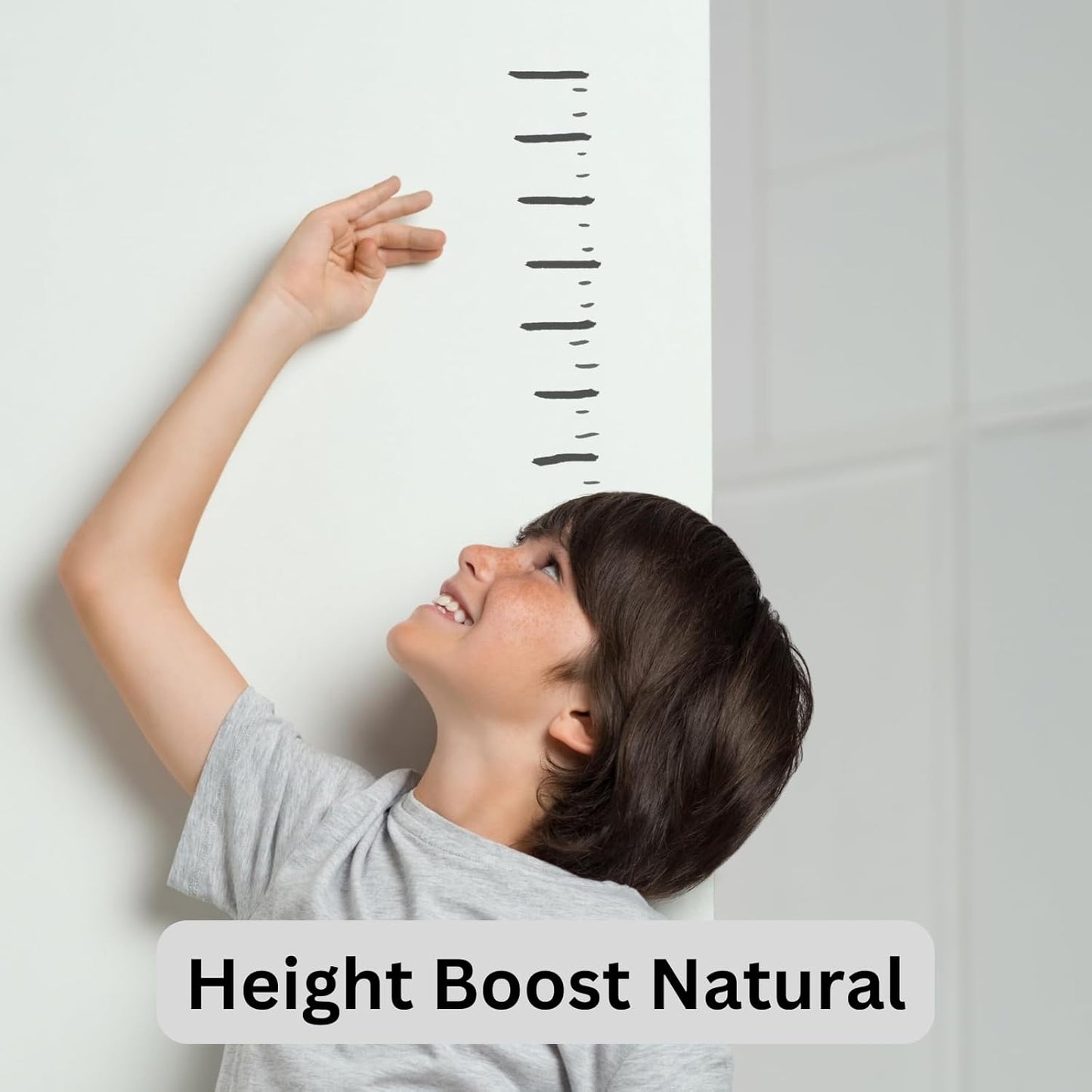 Bone Support Gummies for Kids and Teens - Natural Curves Height Boost with K2, Calcium, Vitamin D3, and Collagen Hydrolysate