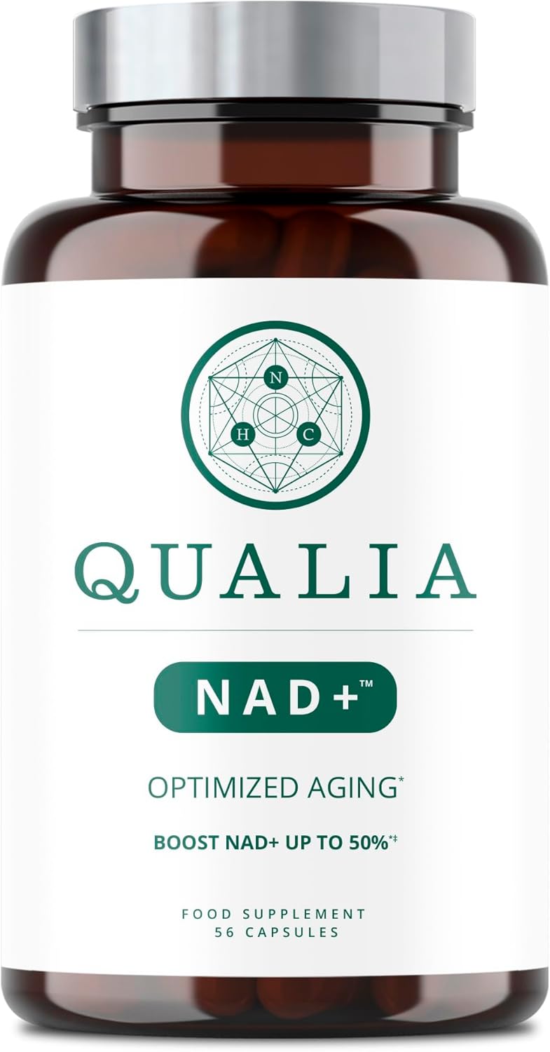 Boost NAD+ Levels with Qualia NAD+ Nicotinamide Riboside Supplement (56 Caps)
