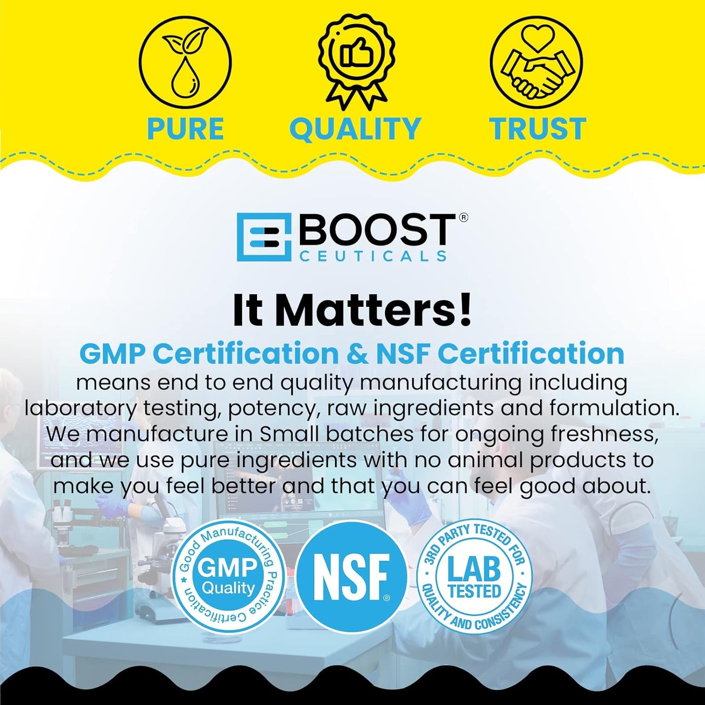 BoostCeuticals Pure CoQ10 200mg Capsules for High Absorption - Vegan, Non GMO, Gluten Free, No Stearates - 90 Count