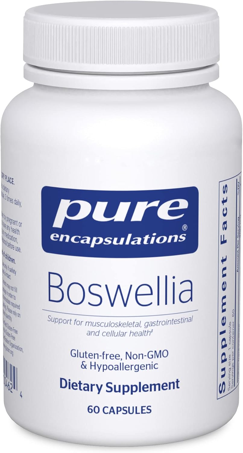 Boswellia Supplement for Joint, GI, and Connective Tissue Support - Promotes Healthy Joints & Digestive Health - Non-GMO Vegan Capsules - 60 Count