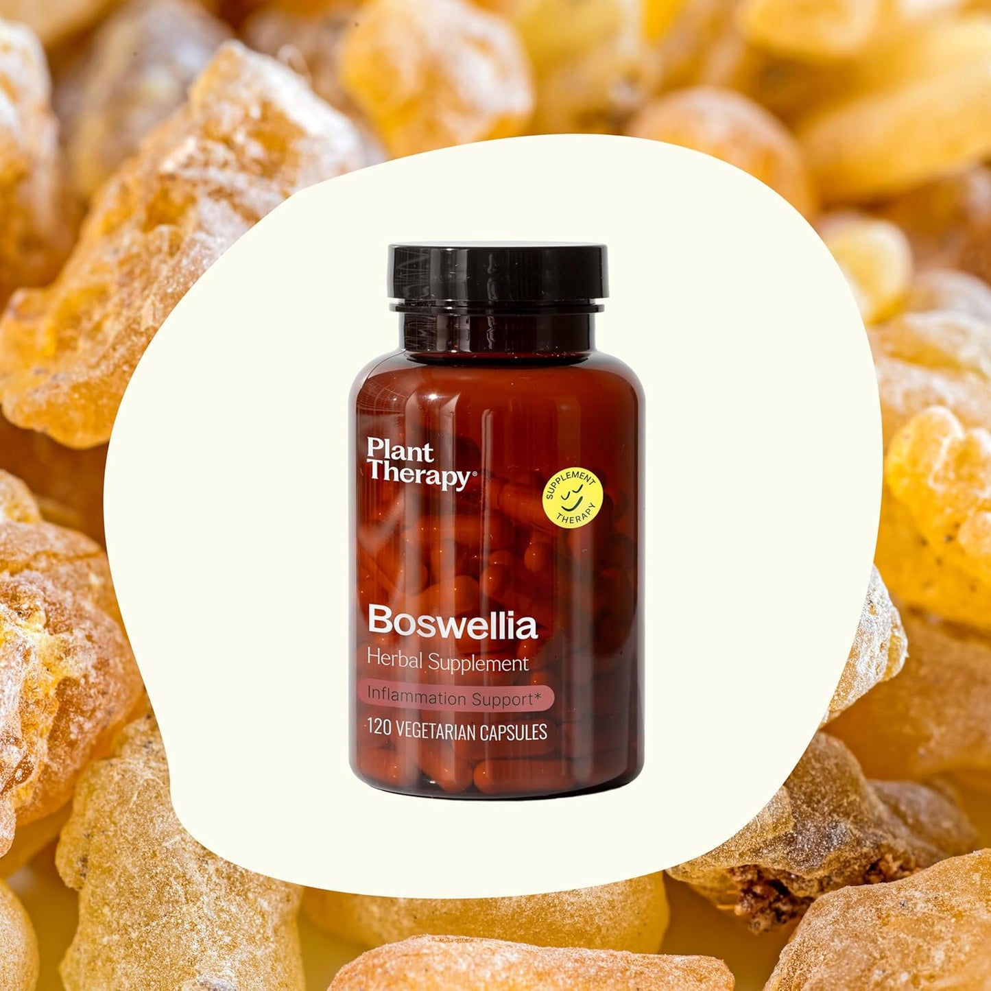 Boswellia & Turmeric Capsules with Black Pepper for Plant Therapy