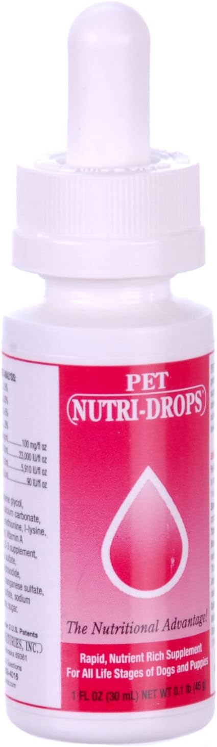 Bovidr Labs Pet Nutri-Drops - 1 oz: High-Quality Nutritional Supplement for Pets
