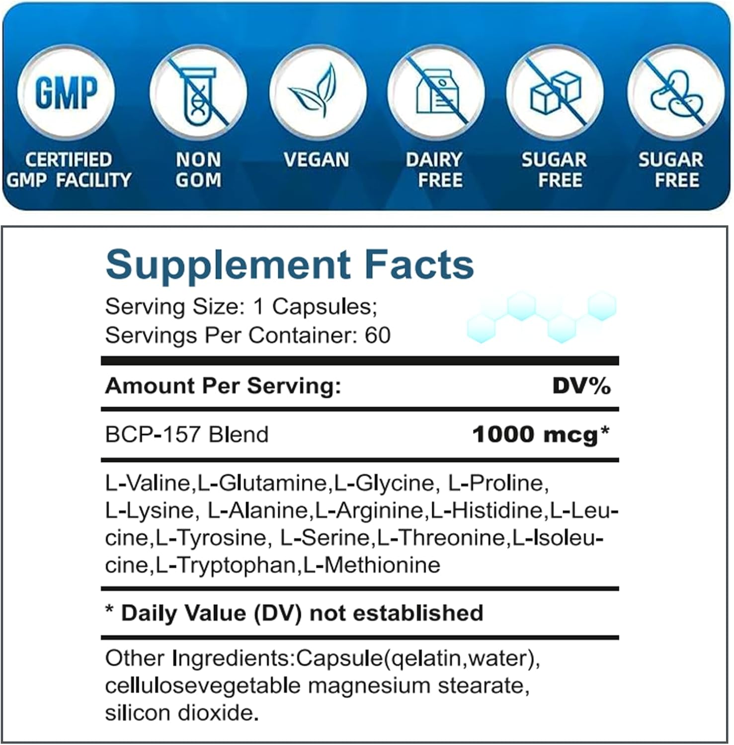 BPC-157 Peptide Capsules for Accelerated Muscle Repair and Protection