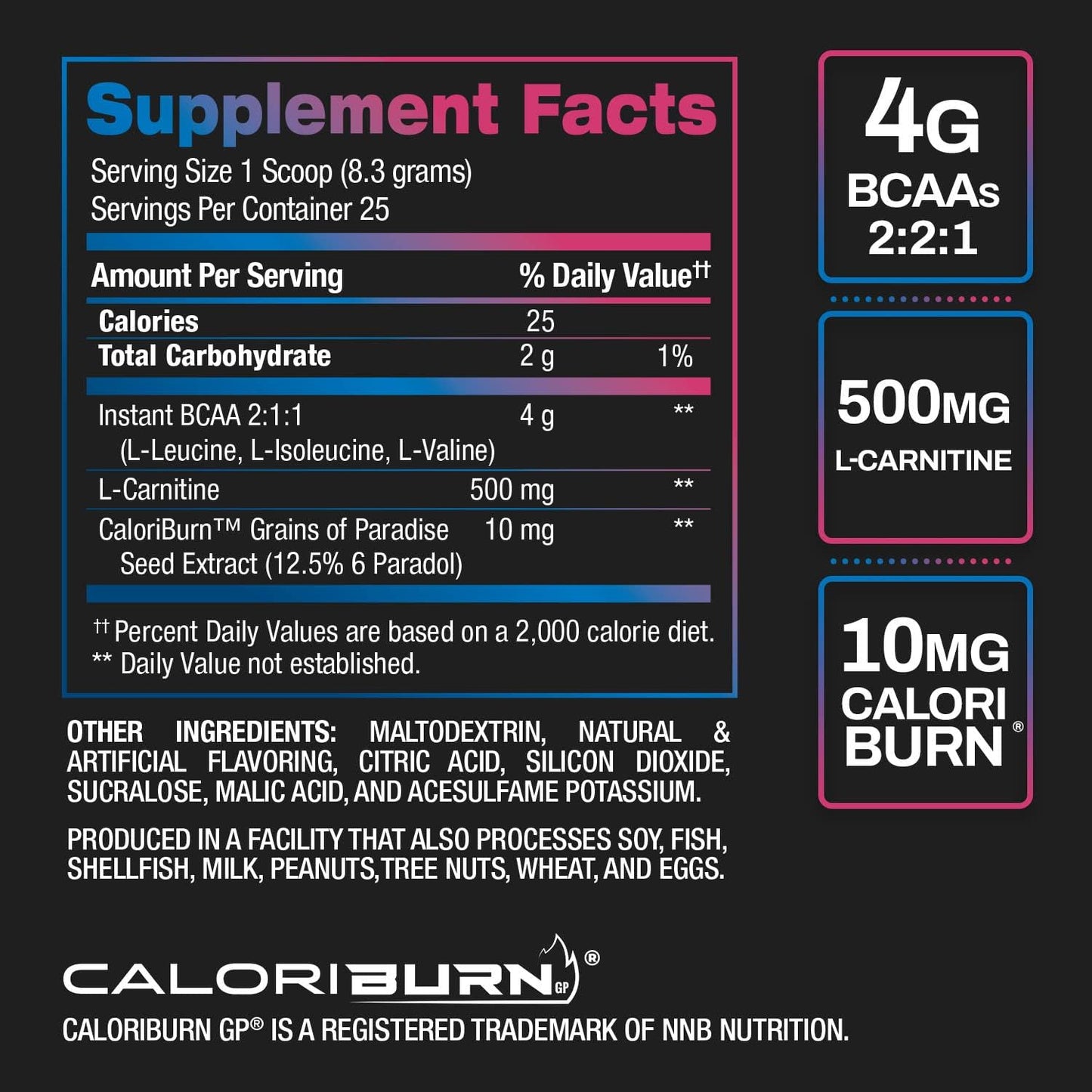 BPI Sports Best BCAA Shredded Blue Raspberry Thermogenic Recovery Formula - Caffeine-Free BCAA Powder for Lean Muscle Building - Accelerated Recovery and Hydration - 25 Servings, 9.7 oz
