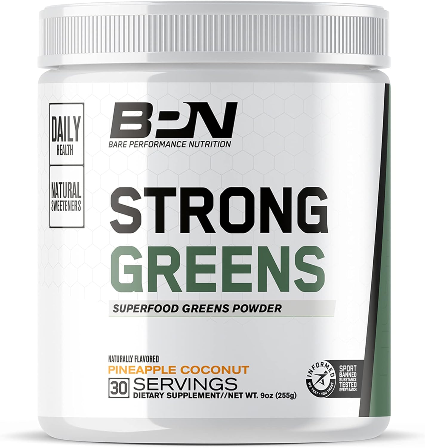 BPN Creatine Monohydrate and Strong Greens Combo Pack - Boost Performance and Energy