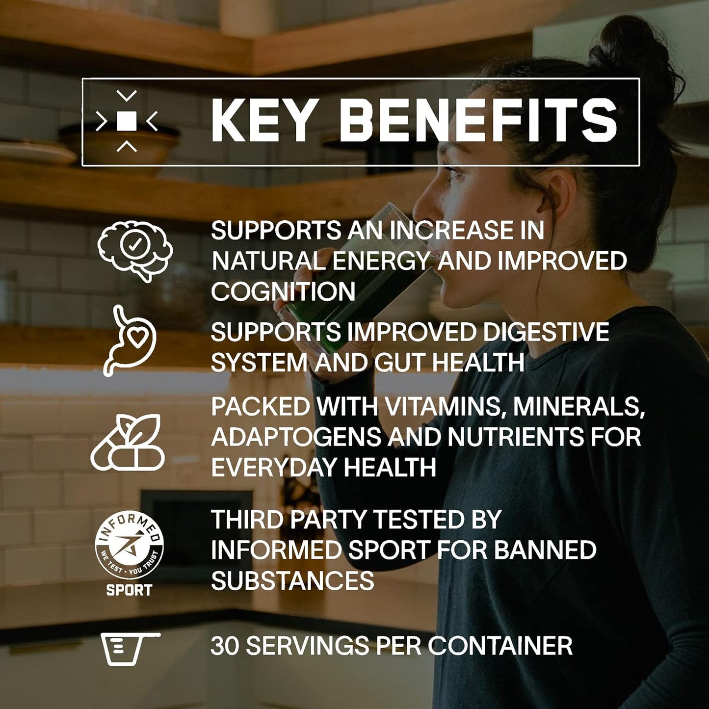 BPN Creatine Monohydrate and Strong Greens Combo Pack - Boost Performance and Energy