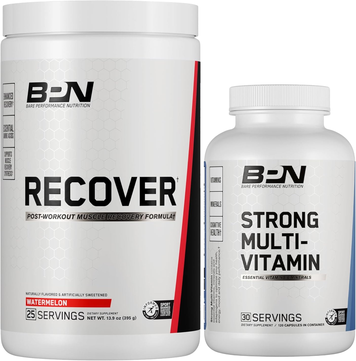 BPN Recover & Strong Multivitamin Bundle by Bare Performance Nutrition