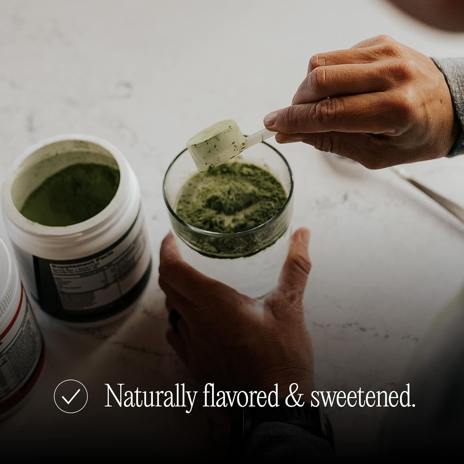 BPN Strong Greens Superfood Powder - Sweet Mint Flavor, 30 Servings, Boosts Digestion, Energy, & Immune System