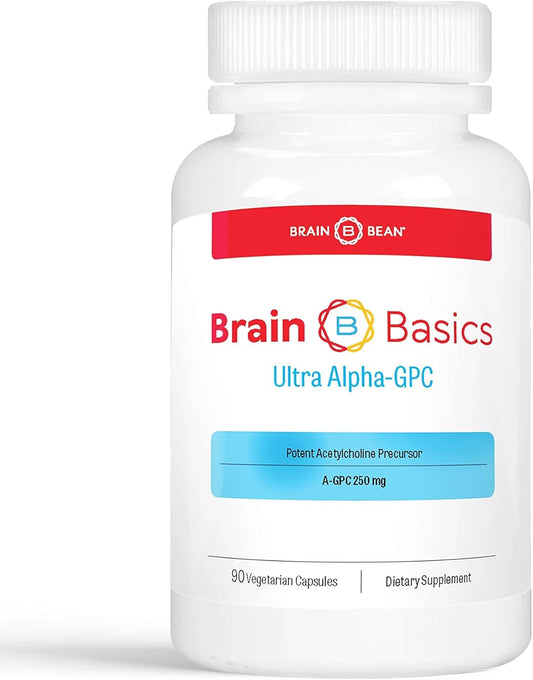 Brain Bean Brain Basics Ultra Alpha-GPC | 500 mg A-GPC | 90 Servings