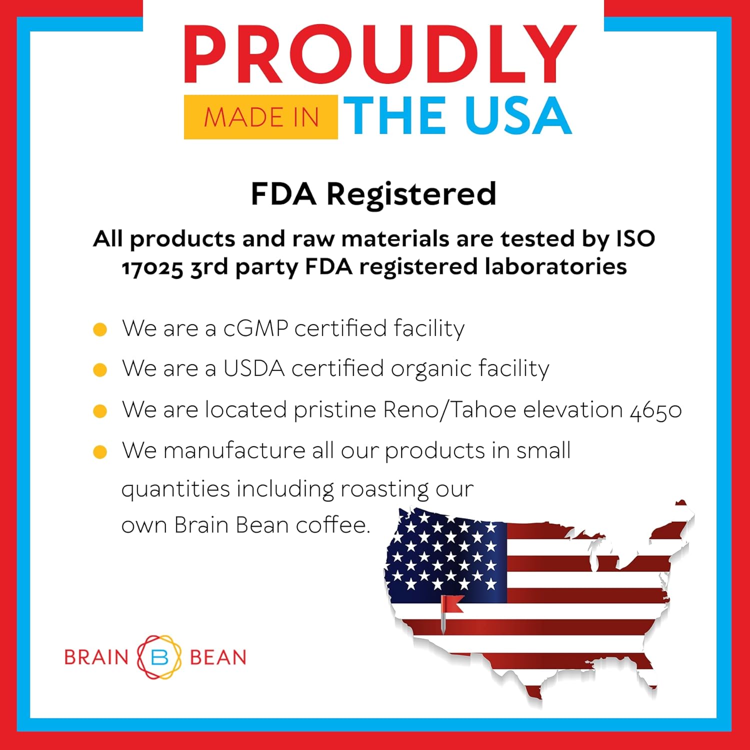 Brain Bean Brain Basics Ultra Alpha-GPC | 500 mg A-GPC | 90 Servings