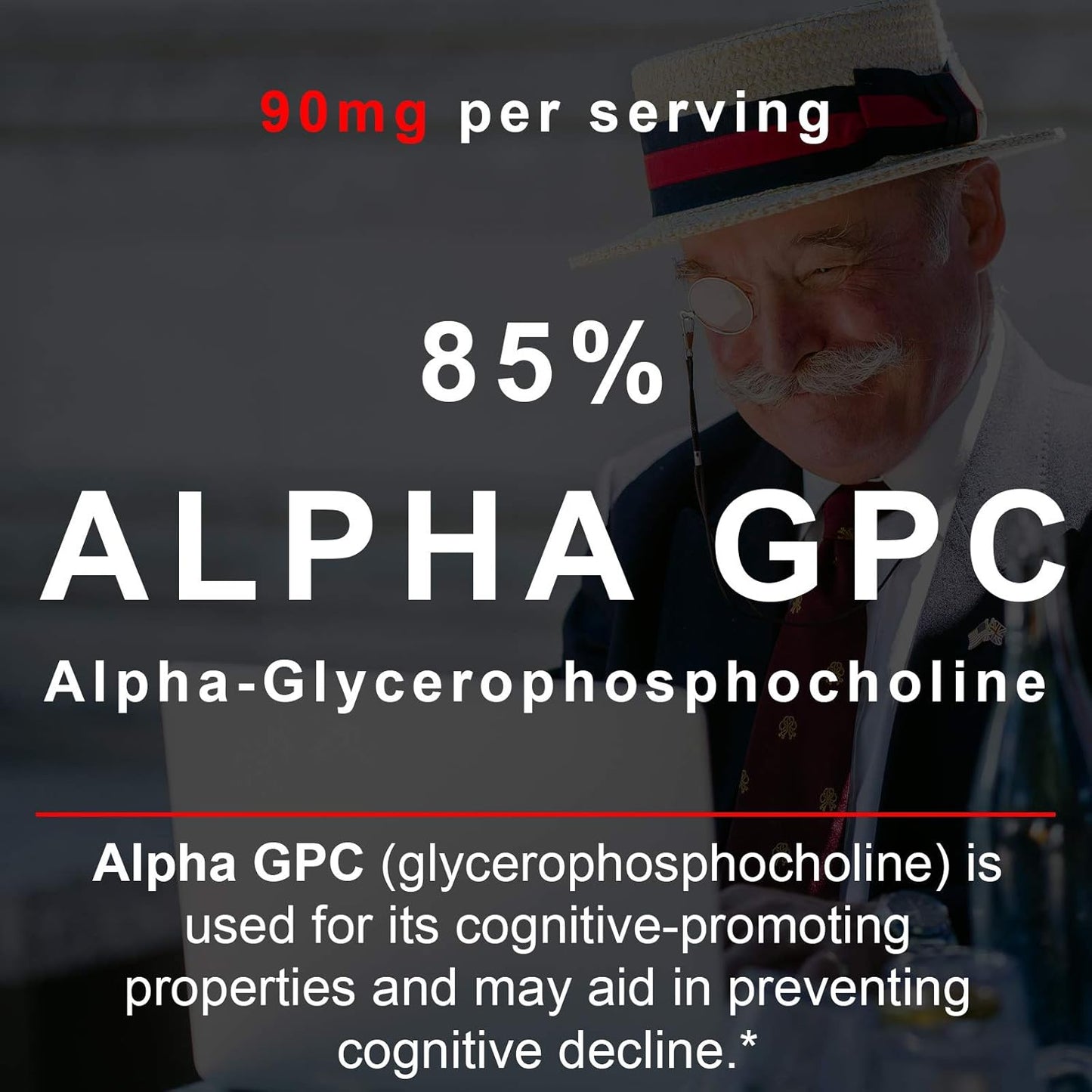 Brain Boosting Nootropic Supplement with Alpha-GPC, L-Tyrosine, Acetyl L-Carnitine & Omega-3, 60 Softgel Capsules