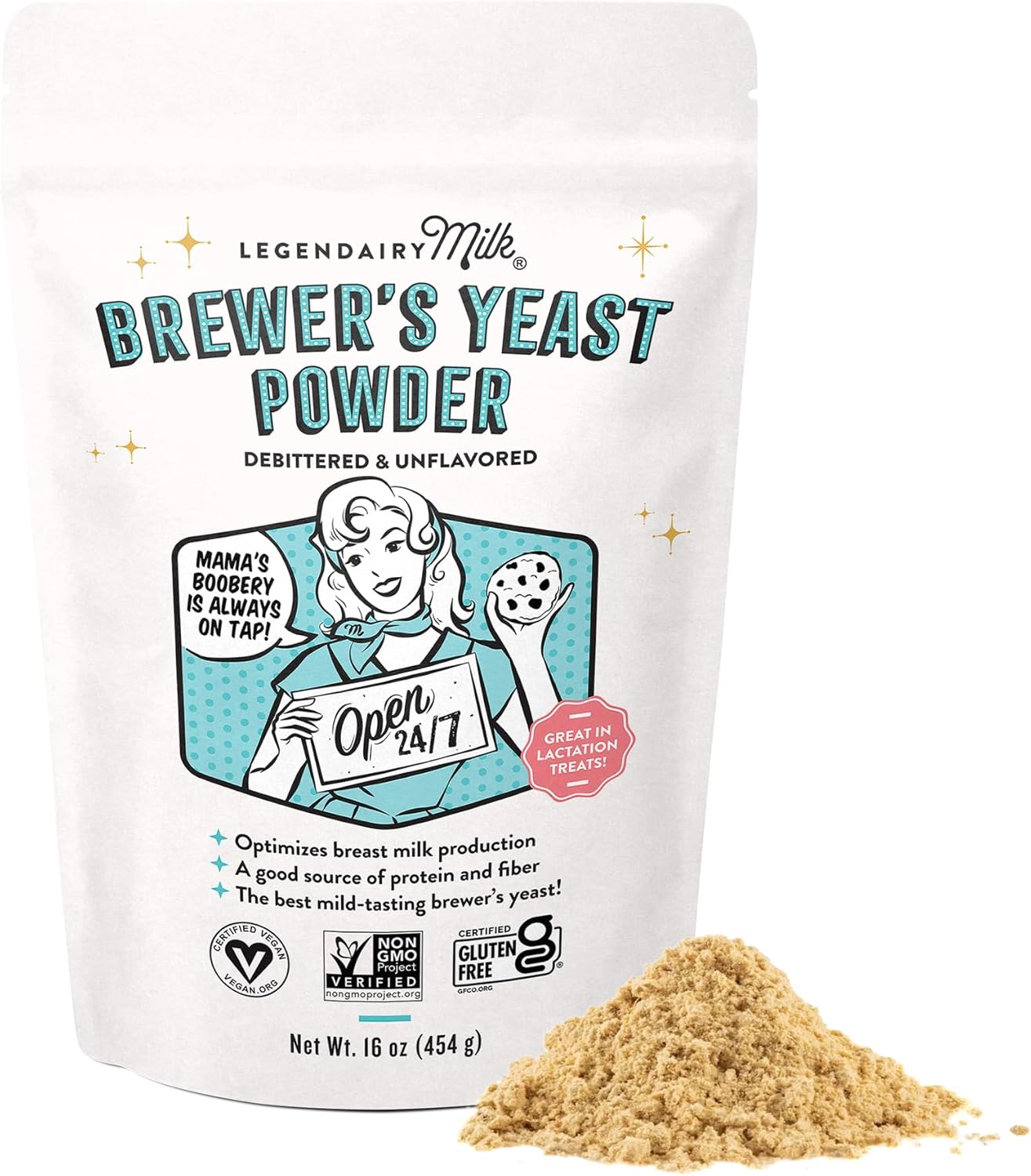 Breastfeeding Support: Legendairy Milk Sunflower Lecithin + Brewer's Yeast Powder - Boost Milk Supply & Clear Clogged Ducts