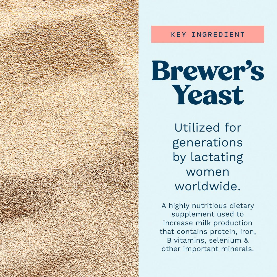 Brewer's Yeast Powder for Breastfeeding Support | Mild-Tasting, Debittered, Delicious in Lactation Recipes | Gluten-Free 10 oz