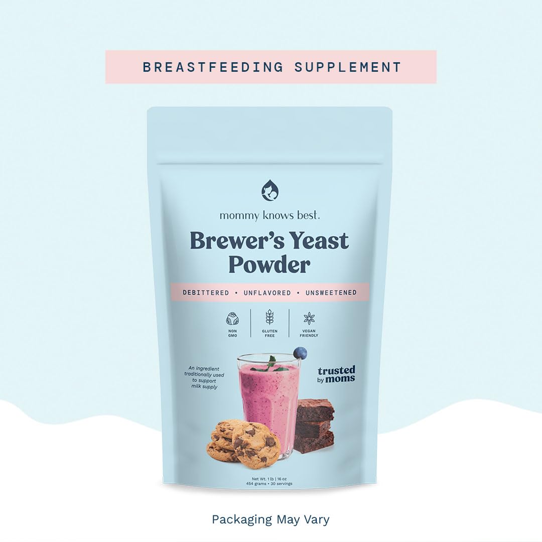 Brewer's Yeast Powder for Breastfeeding Support | Mild-Tasting, Debittered, Delicious in Lactation Recipes | Gluten-Free 10 oz