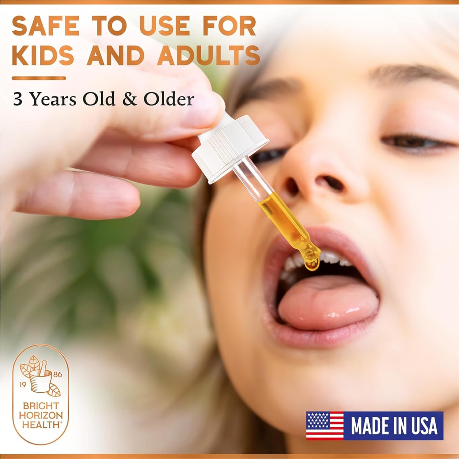 Bright Horizon Health Pure Garlic Extract with Allicin - 11X Stronger Immune Support - Vegan Friendly Liquid Formula - 1 fl.oz Bottle