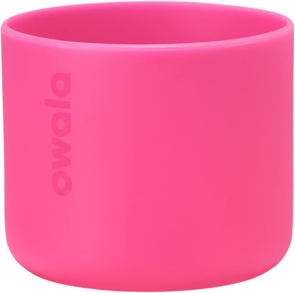 Bright Pink Silicone Water Bottle Boot for 24 Oz FreeSip or Flip Stainless Steel Bottles - Anti-Slip Protective Sleeve