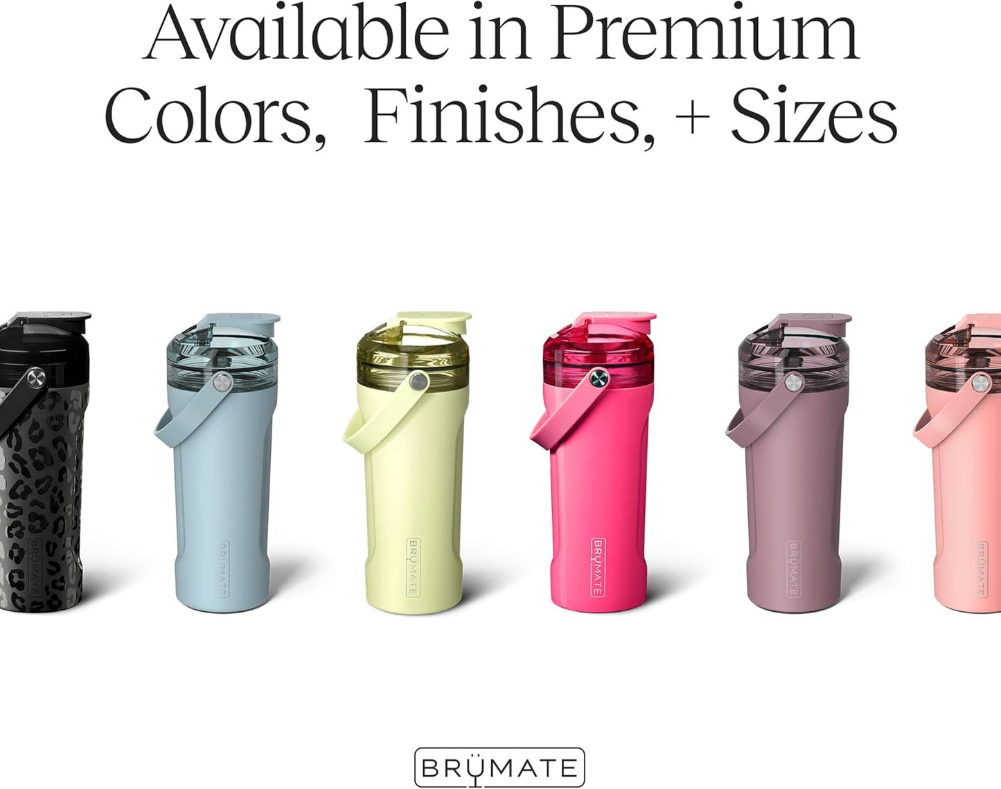 BrüMate MultiShaker 26oz Stainless Steel Protein Shaker Bottle - Leakproof Insulated Blender Bottle for Gym Workouts