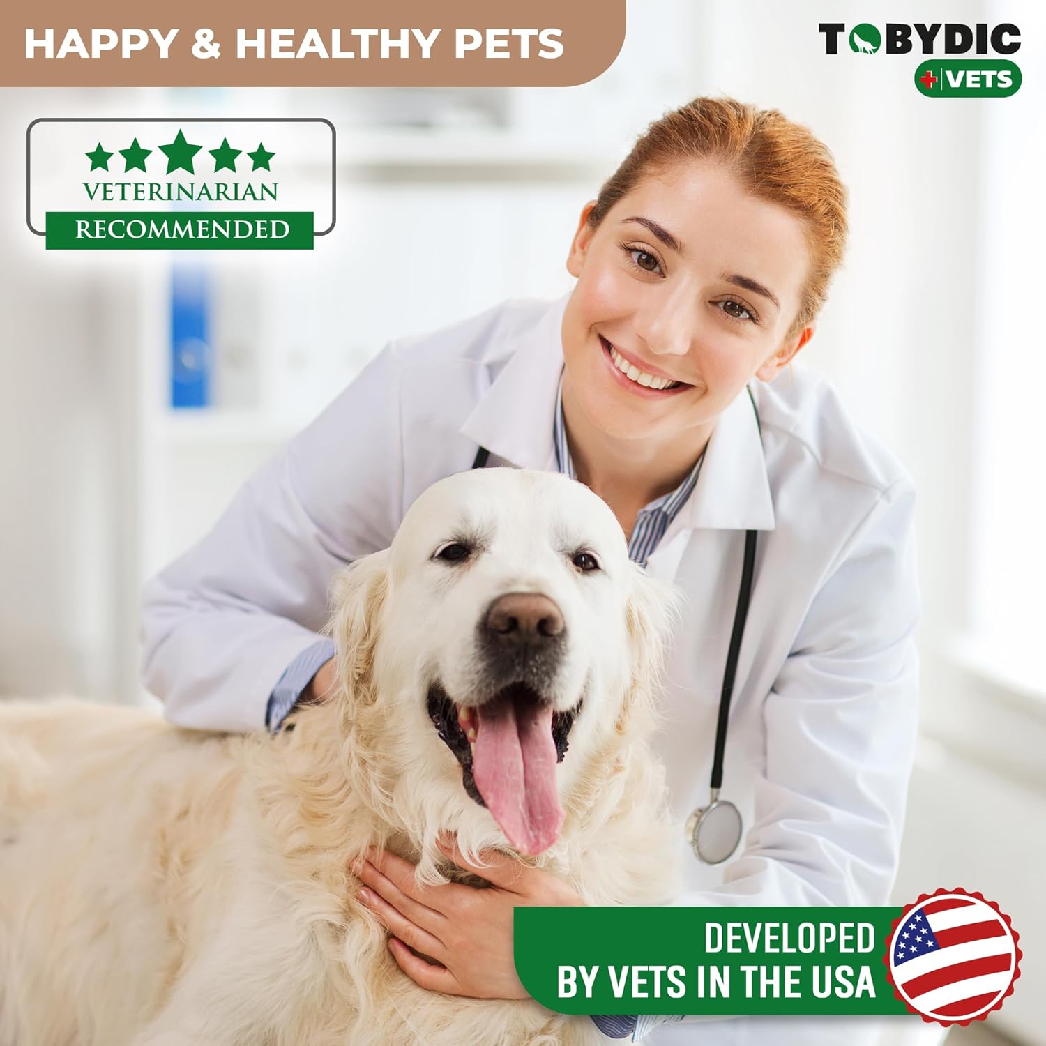 Broad Spectrum Herbal Medicine with Probiotic for Cats & Dogs - Remove Toxins & Parasites - USA Made Supplement Drops