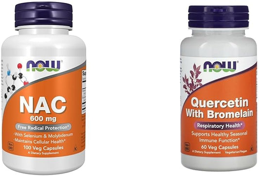 Broan-NuTone NAC 600mg with Selenium, Molybdenum & Quercetin with Bromelain - 160 Veg Capsules