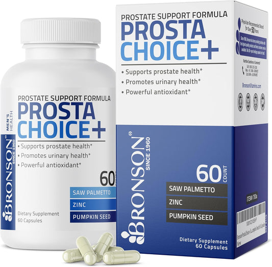 Bronson Prostate Health Supplement - 60 Capsules for Men's Prostate Support