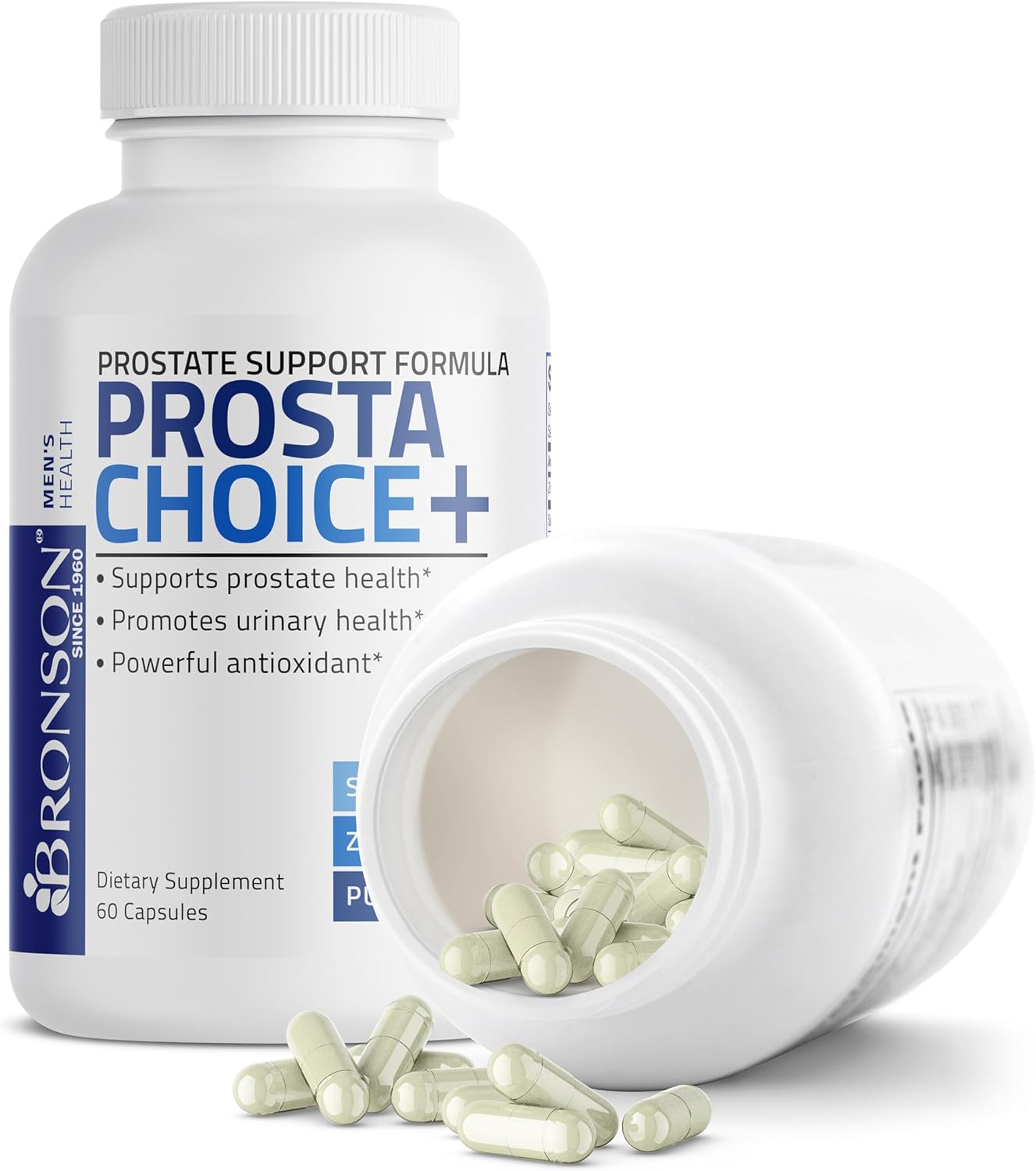 Bronson Prostate Health Supplement - 60 Capsules for Men's Prostate Support