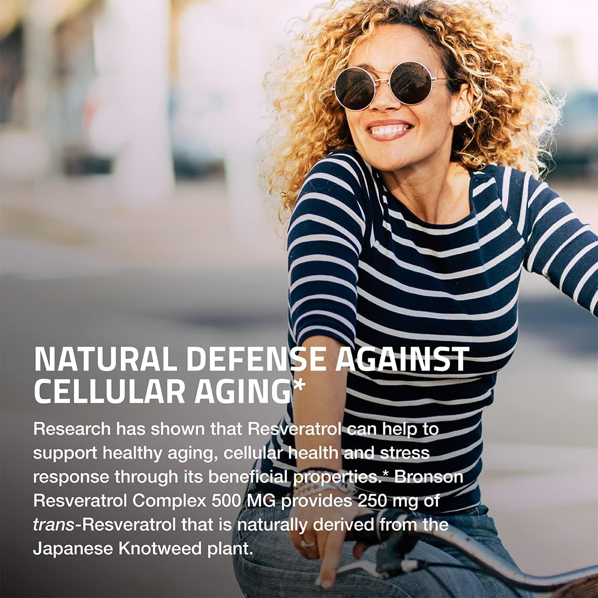 Bronson Resveratrol 500 Complex with Grape Seed & Red Wine Extract - 120 Capsules